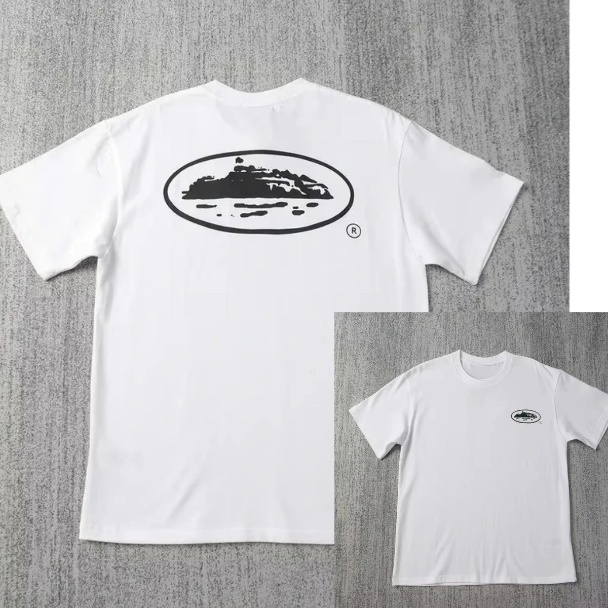 Small Sailboat Art Printed Casual T-shirt Men's and Women's Luxury Brand Top