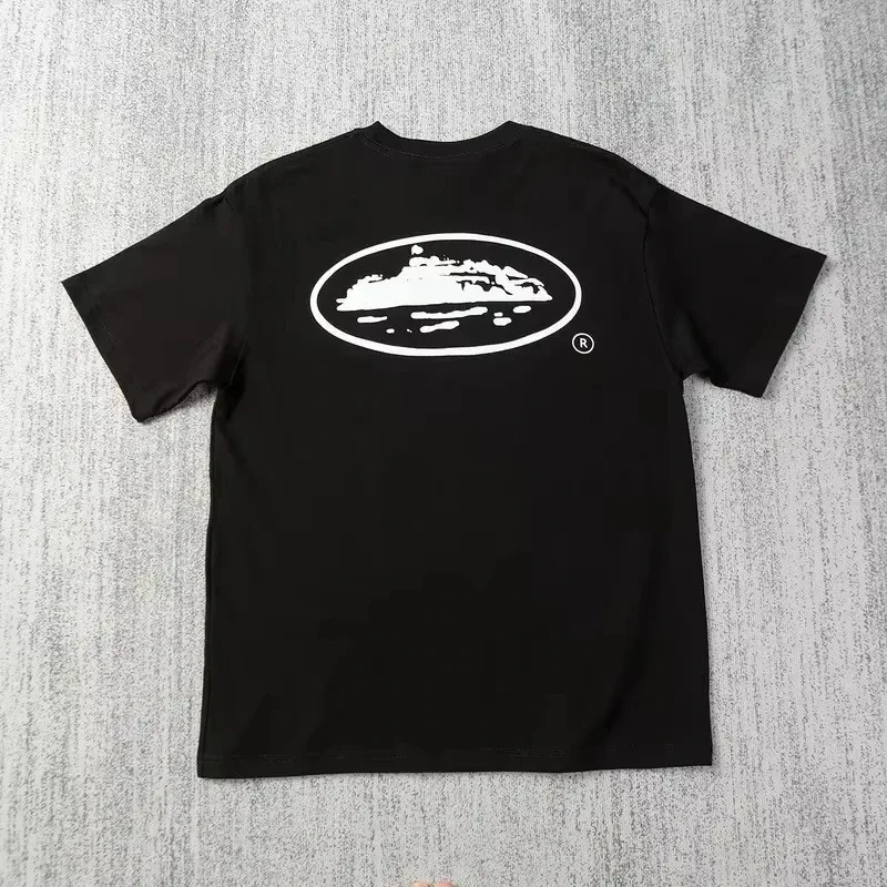 Small Sailboat Art Printed Casual T-shirt Men's and Women's Luxury Brand Top