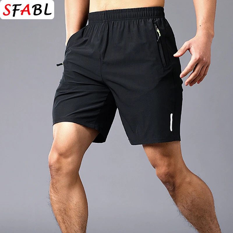 Men's Shorts Summer Football Soccer Sports Short Pants Breathable Drawstring Quick Dry Running Sports Shorts Men Jogging Bottom