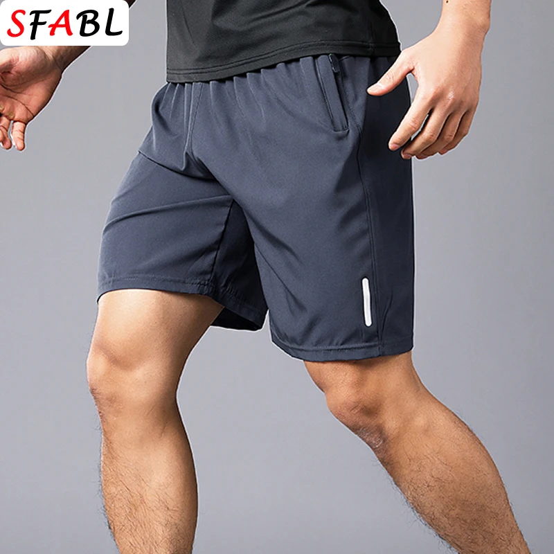 Men's Shorts Summer Football Soccer Sports Short Pants Breathable Drawstring Quick Dry Running Sports Shorts Men Jogging Bottom