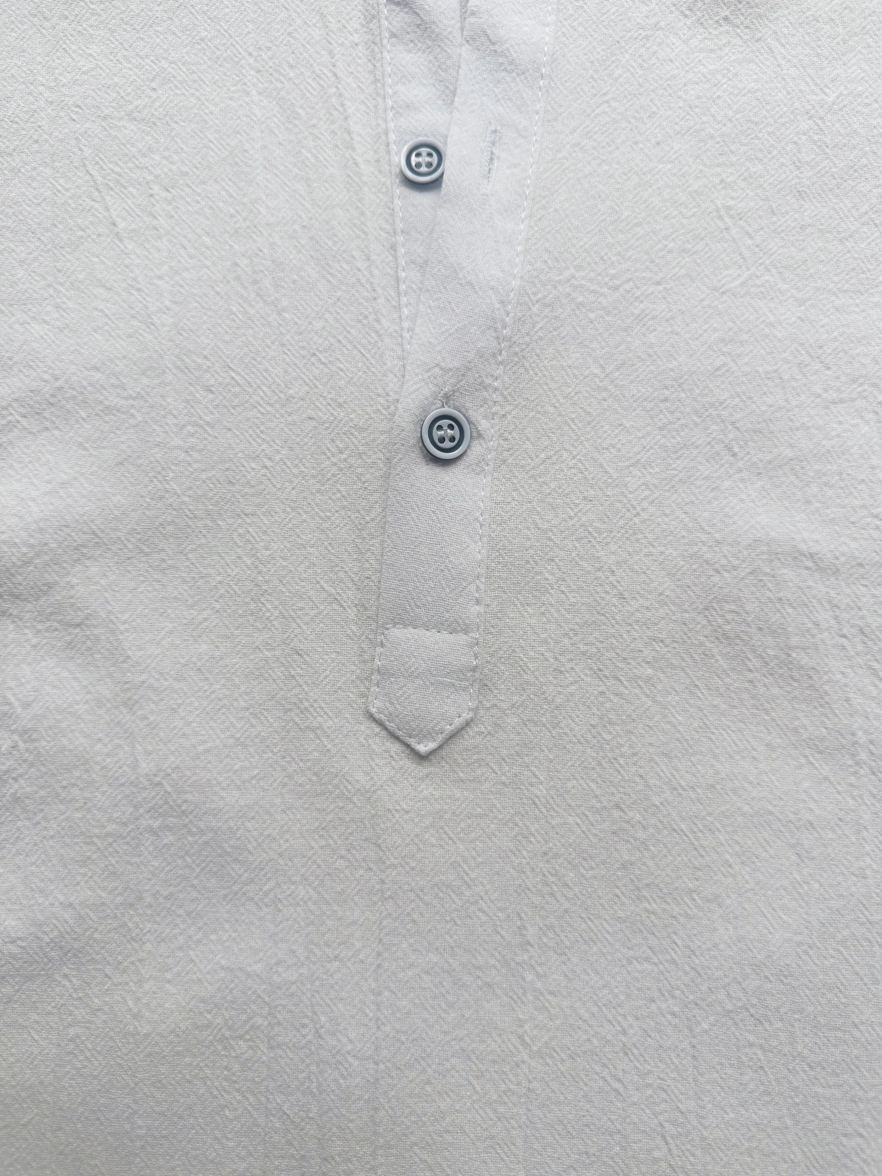 Men's Short Sleeve T-shirt Cotton and Linen Casual Men T-shirts Solid Color Summer Shirt Male Cozy Breathable