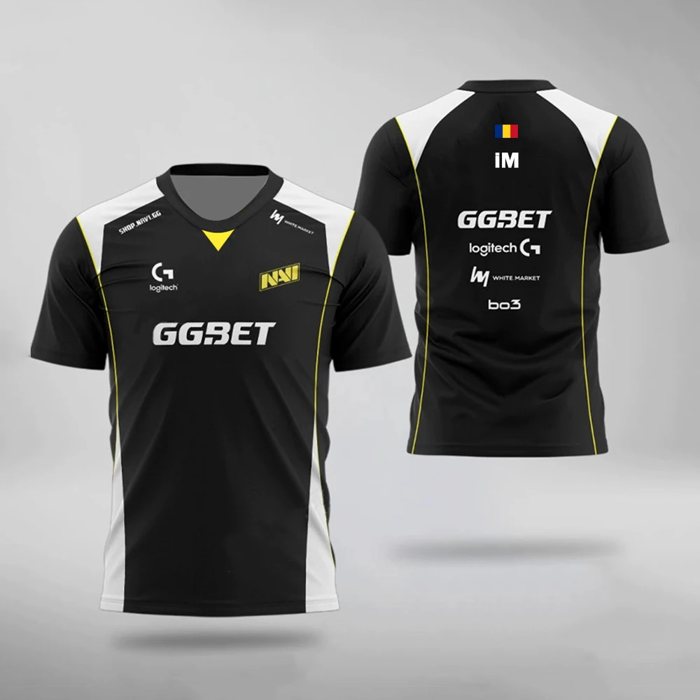 Navi 2025 CS2 E-sports Team Uniform Jersey CS:GO Professional League Training Uniform S1mple Aleksib Fans Gift Custom T Shirts