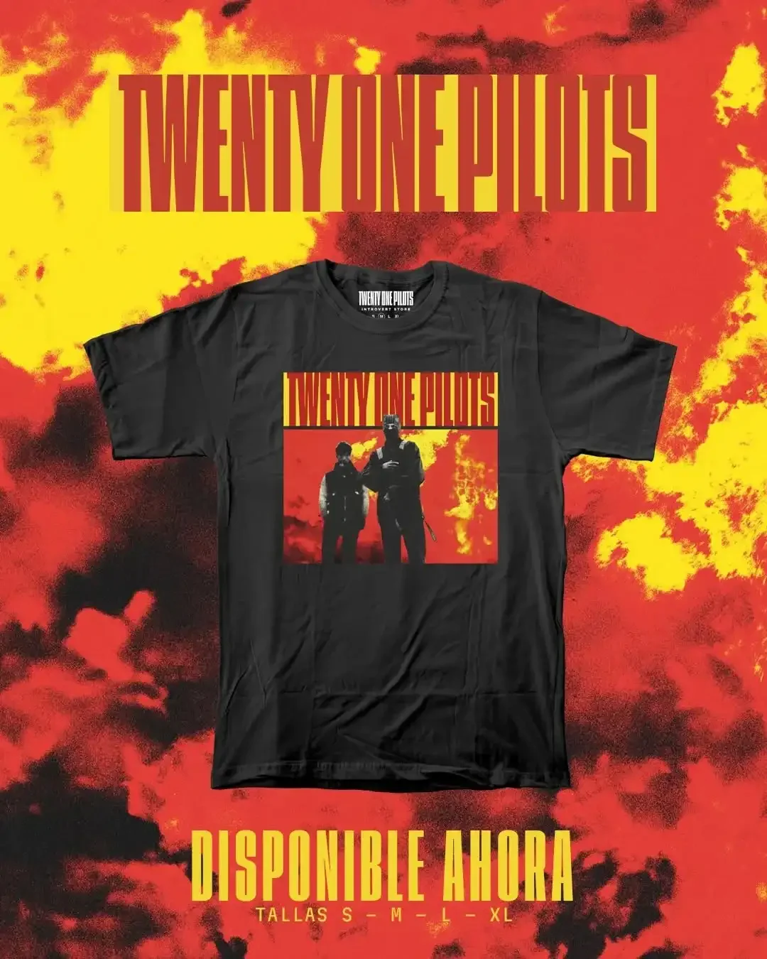 Twenty One Pilots Band Graphics Print Men's T-shirt Short Sleeve Oversized Y2k Top Hip Hop Punk Street Unisex Tee Men's Clothing