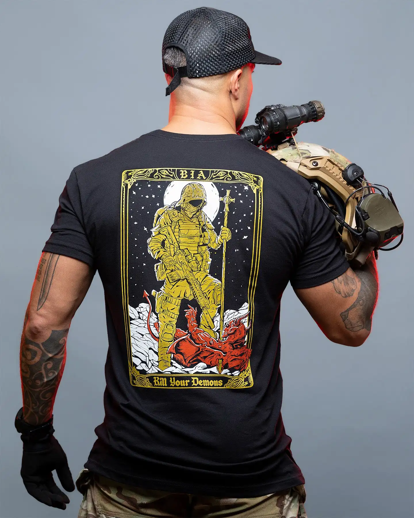 Kill Your Demons _ T-Shirt - Suitable for Sports Wear Pure Cotton