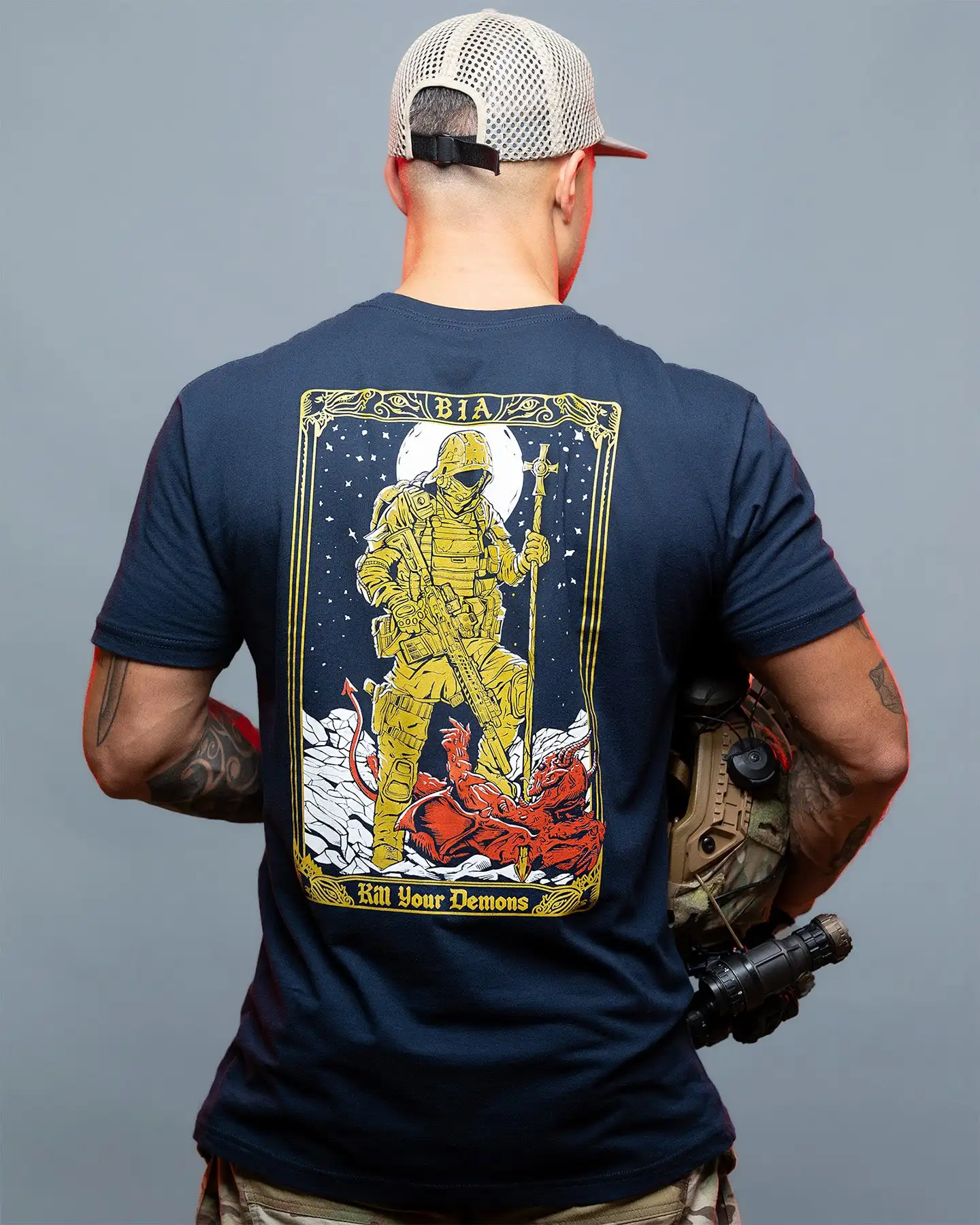 Kill Your Demons _ T-Shirt - Suitable for Sports Wear Pure Cotton