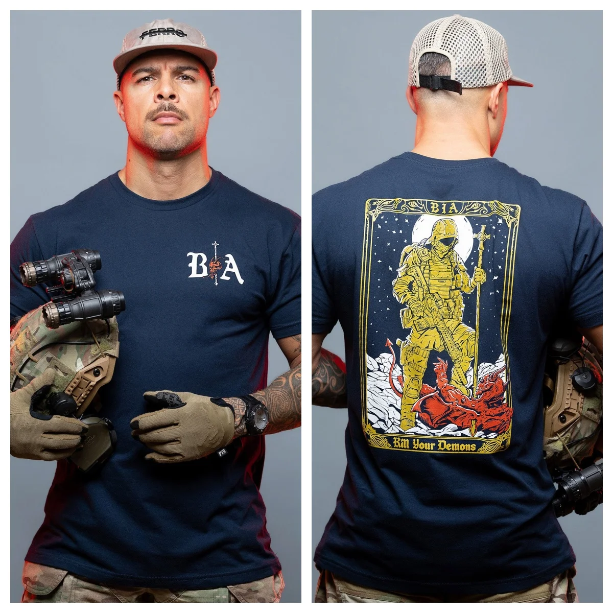 Kill Your Demons _ T-Shirt - Suitable for Sports Wear Pure Cotton