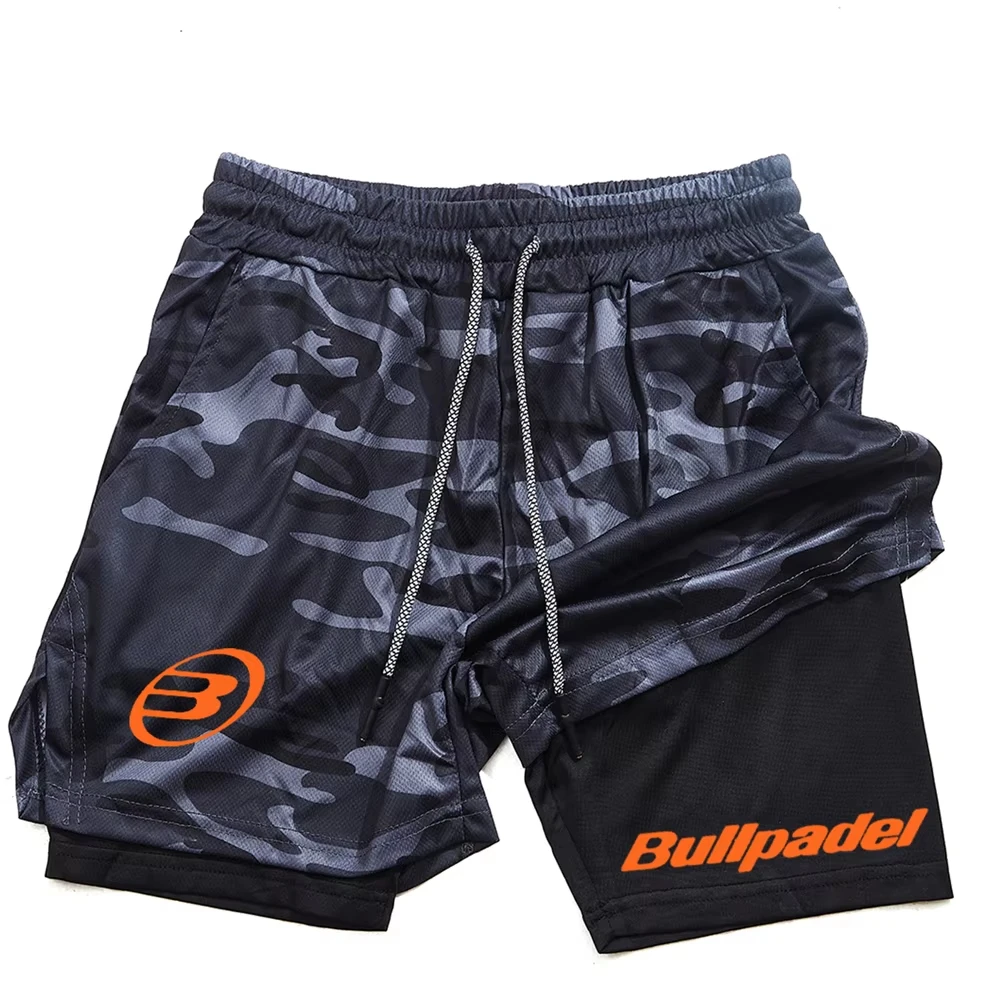 2026Berserk - Men's 2-in-1 Sports Shorts, Running Quick Drying Shorts, Gym and Fitness Training, Double Layered Casual Shorts