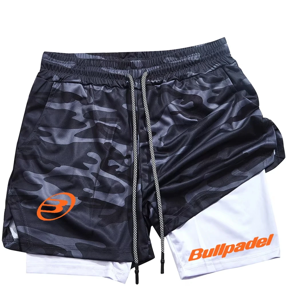 2026Berserk - Men's 2-in-1 Sports Shorts, Running Quick Drying Shorts, Gym and Fitness Training, Double Layered Casual Shorts