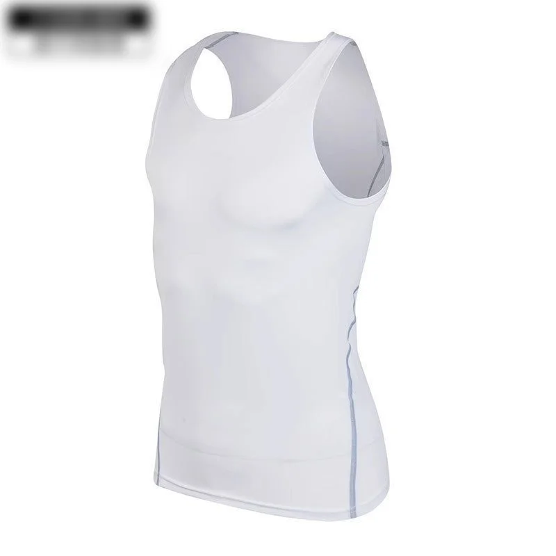 Mans Compression Tank Top Men Gym Shirt Sleeveless Quick Dry Sportswear Male Fitness Bodybuilding Vest Workout Muscle Top   