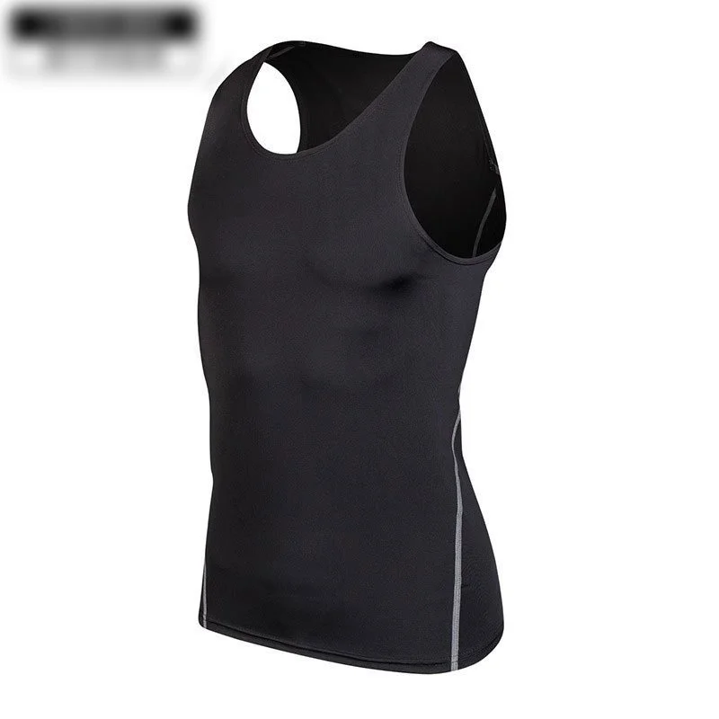 Mans Compression Tank Top Men Gym Shirt Sleeveless Quick Dry Sportswear Male Fitness Bodybuilding Vest Workout Muscle Top   