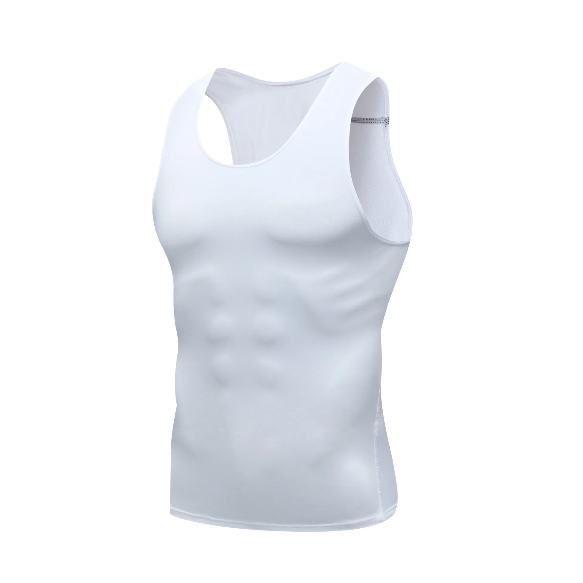 Mans Compression Tank Top Men Gym Shirt Sleeveless Quick Dry Sportswear Male Fitness Bodybuilding Vest Workout Muscle Top   