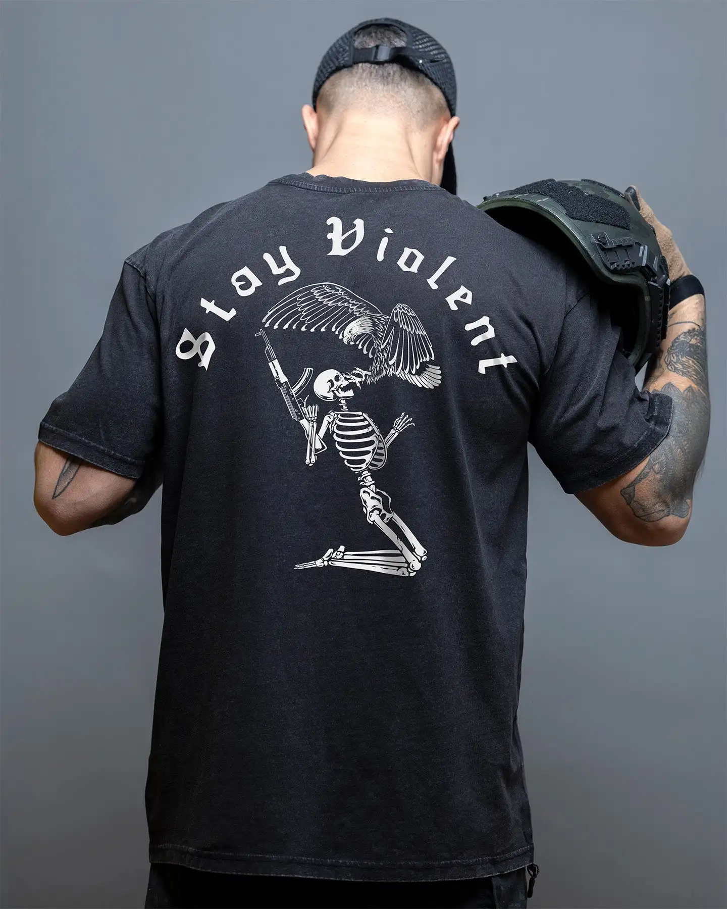 New Stay Violent _ Breathable T-shirt Cotton T-shirts for Cross-country Sports