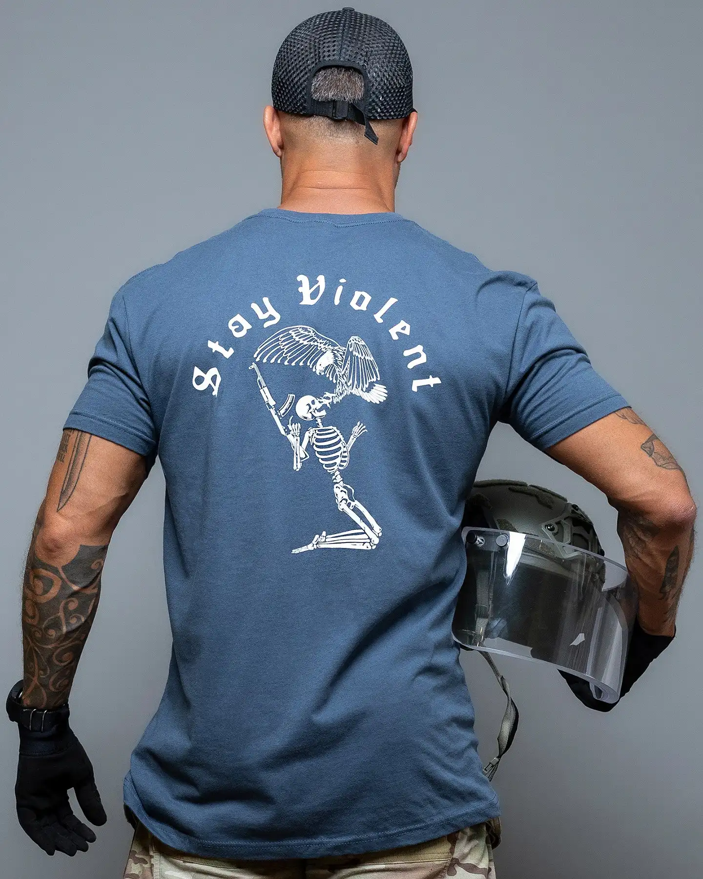 New Stay Violent _ Breathable T-shirt Cotton T-shirts for Cross-country Sports