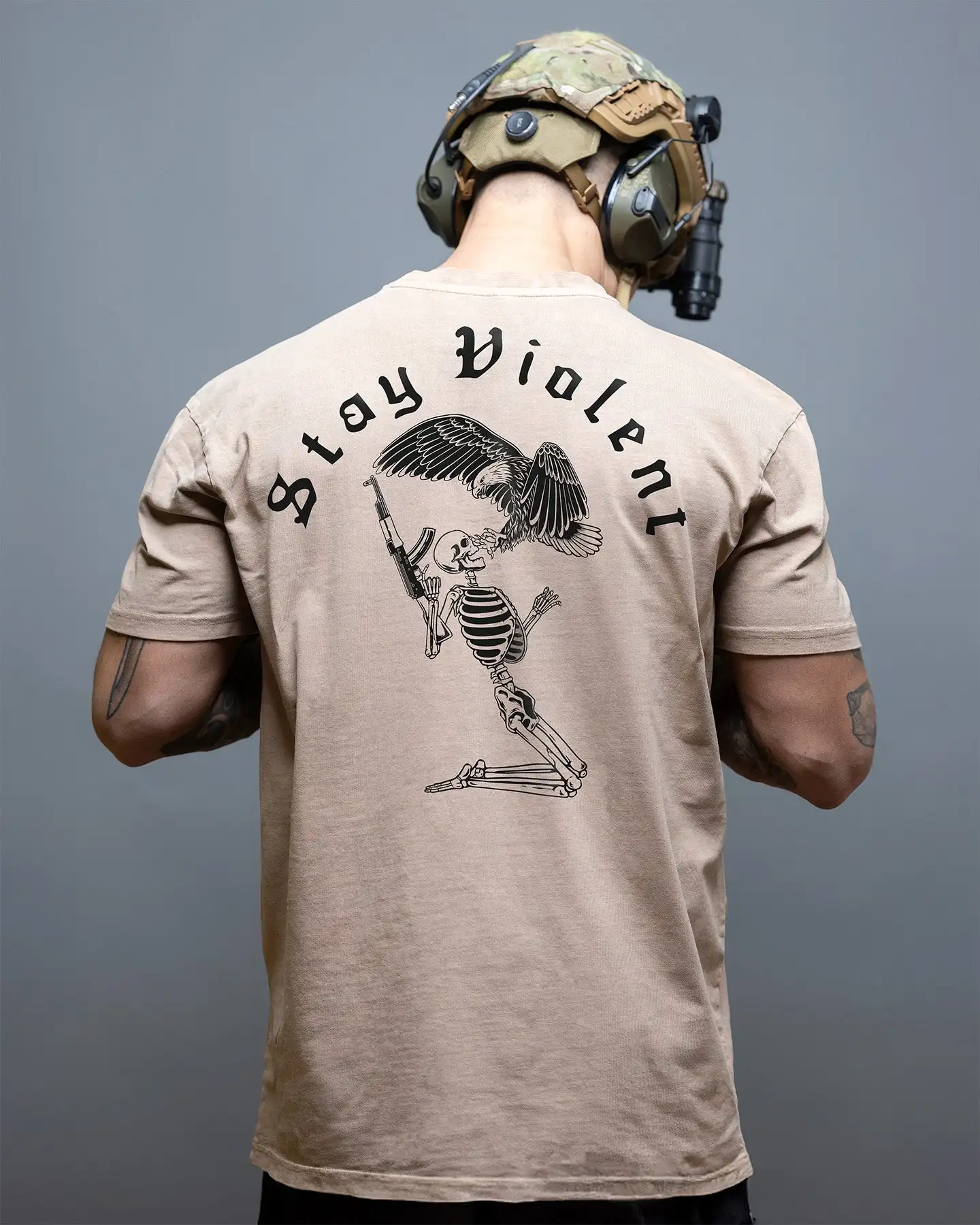 New Stay Violent _ Breathable T-shirt Cotton T-shirts for Cross-country Sports