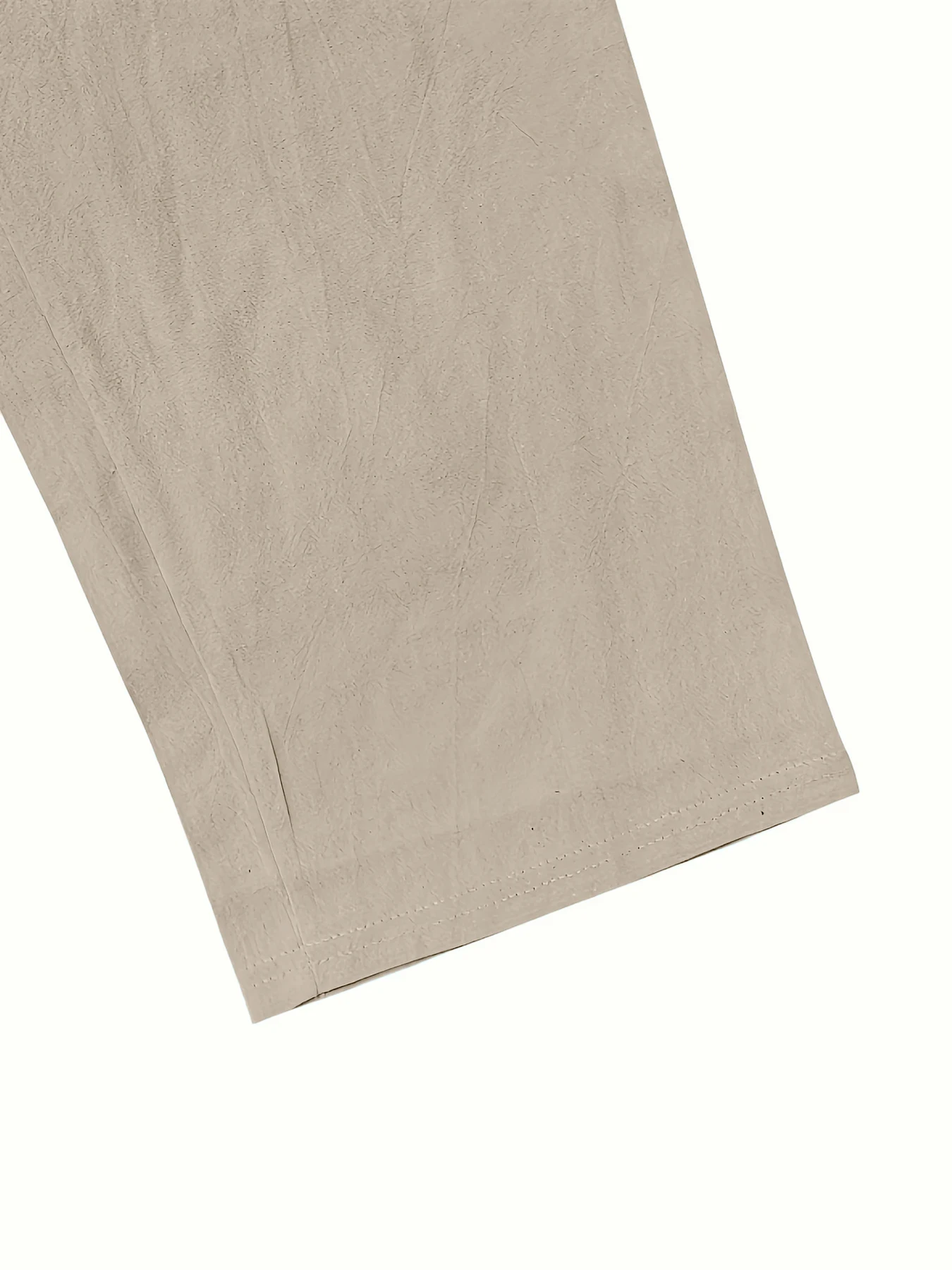 Men's Cotton Linen Loose Fit Pants Comfortable Breathable Casual Wide Leg Trousers for Summer