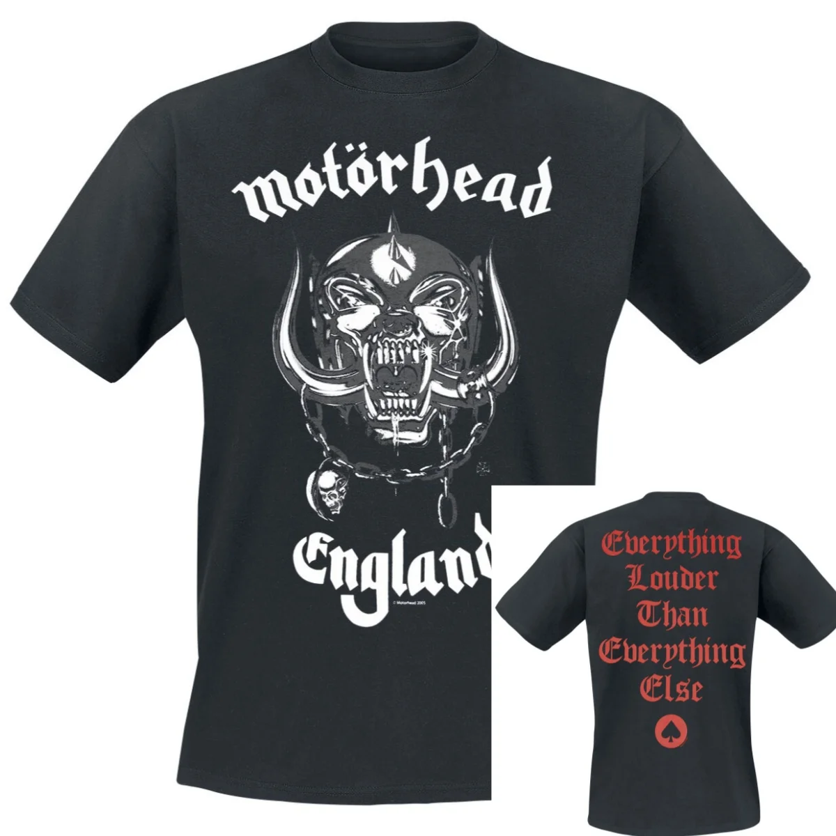 Make A Difference Motörhead T-Shirt Men Women Band Graphic Tee Cotton Summer Top