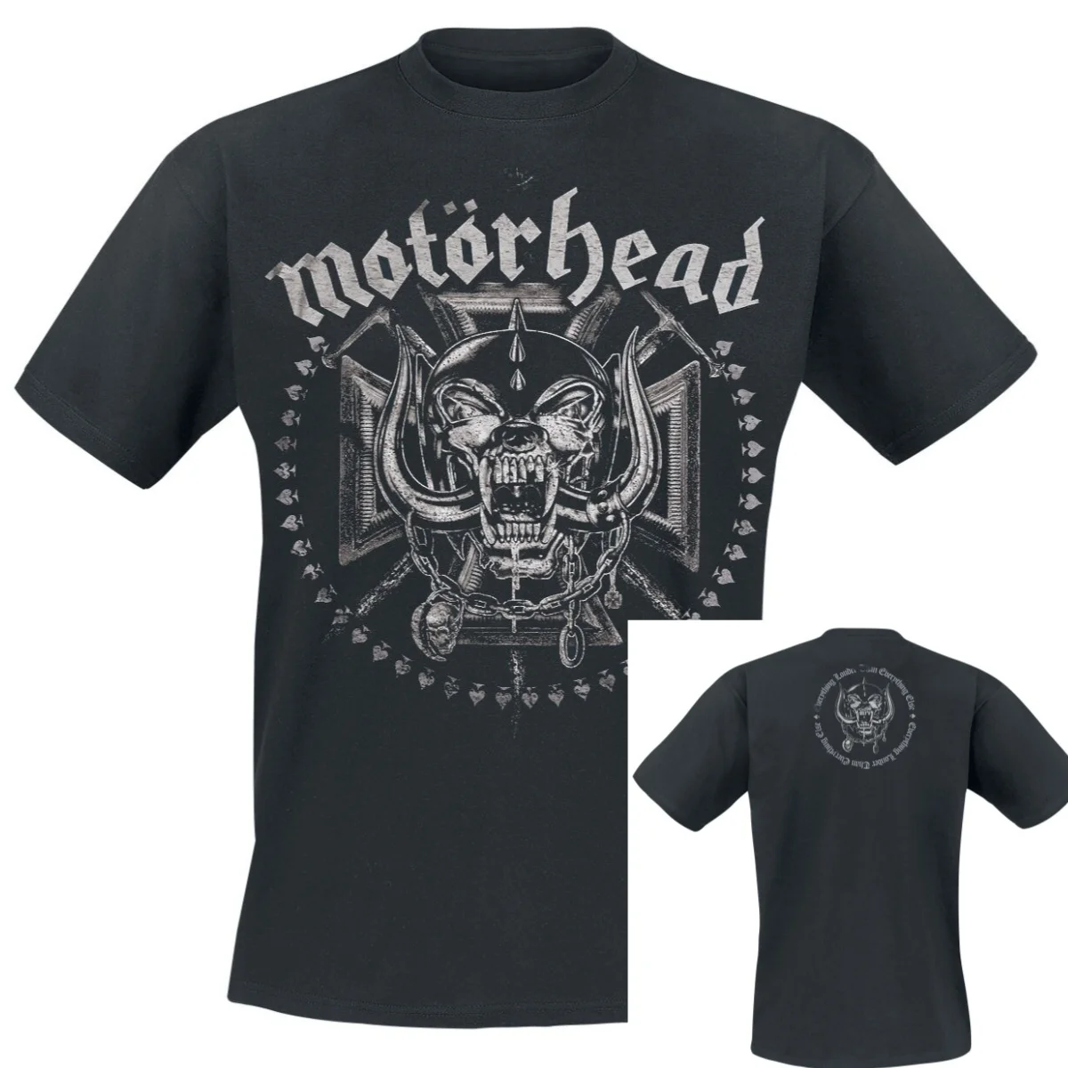 Make A Difference Motörhead T-Shirt Men Women Band Graphic Tee Cotton Summer Top