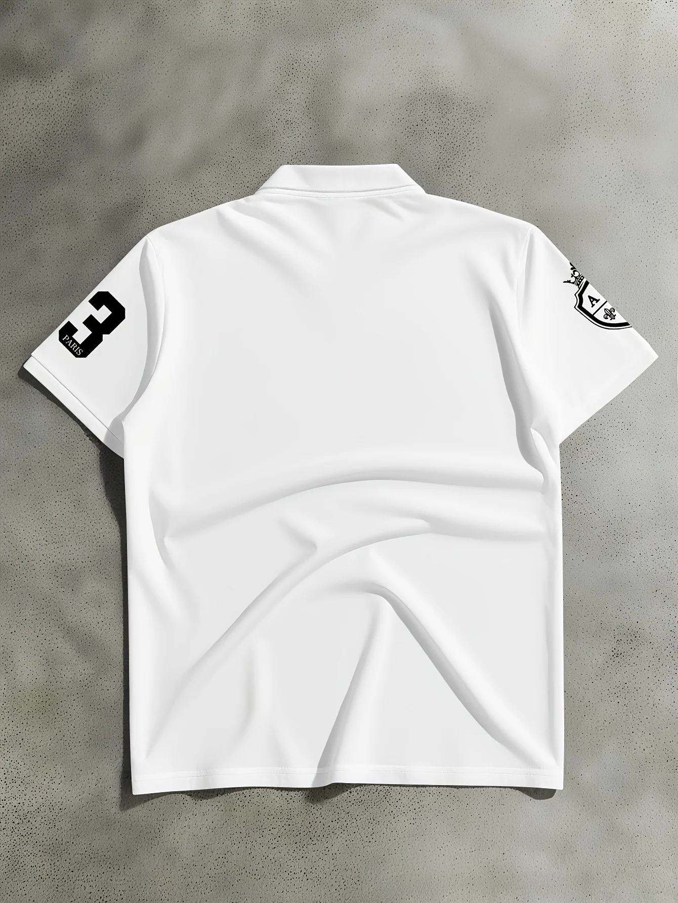 2026 Summer New Men's Short Sleeved Polo Shirt, Paris "Paris" Letter Printed Polo Shirt, Suitable for Outdoor Sports