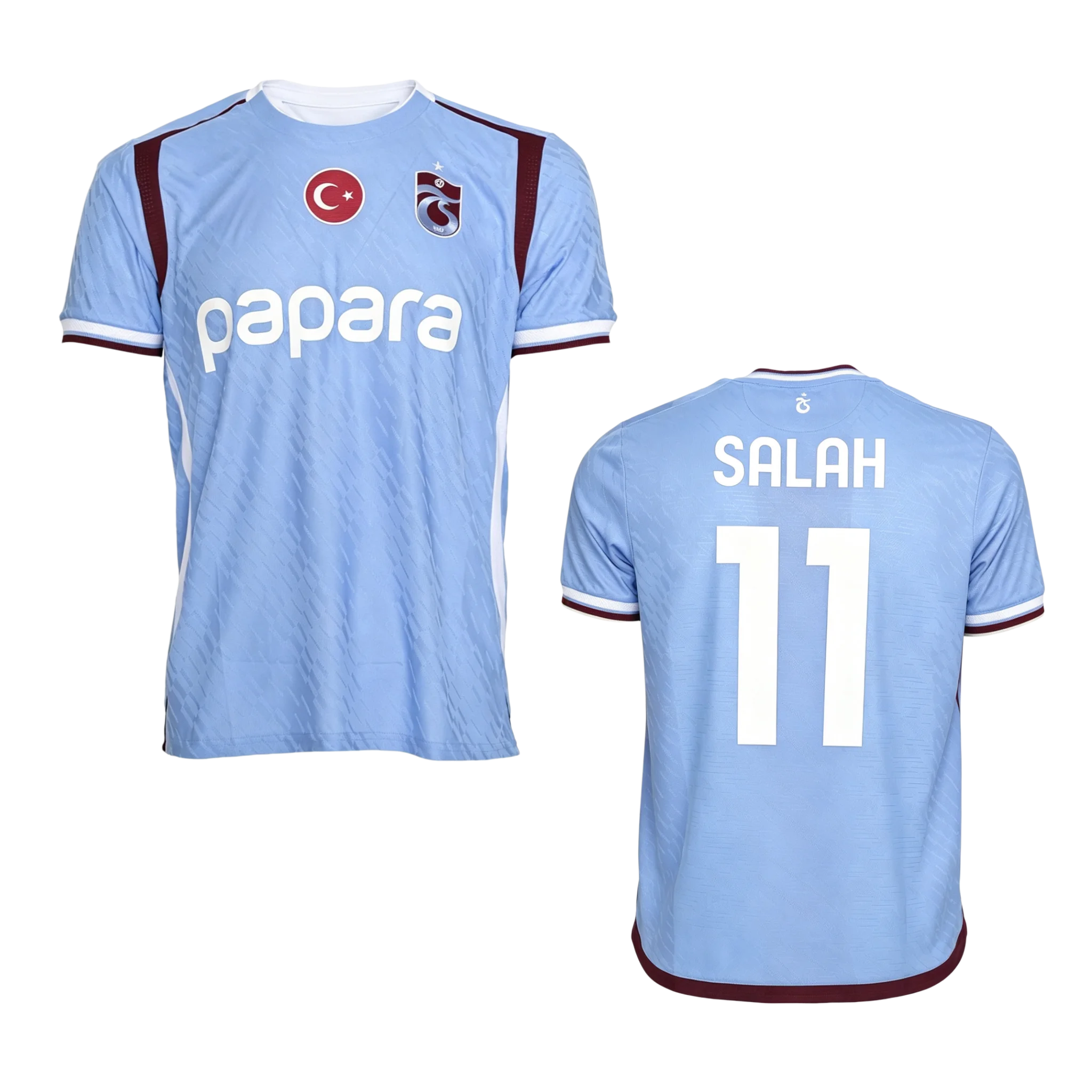 26-27 Trabzonspor Salah Football Jersey Shirt, Men Summer New 3D Sports Tshirt, Training Breathable Quick Drying Sweatshirt