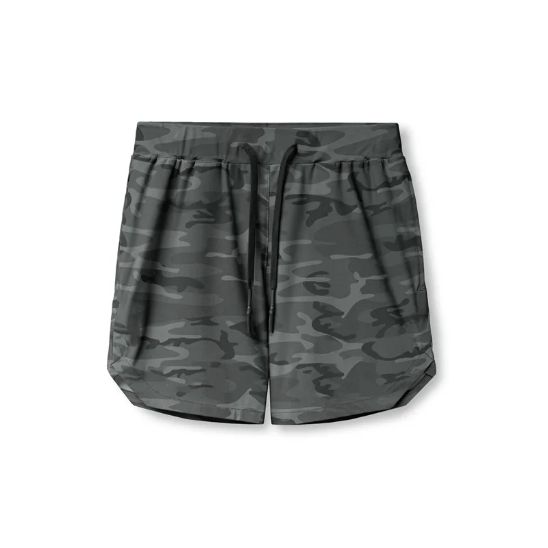 Shorts Single Woven Quick Dry Shorts Solid Color Running Fitness Sports Casual American Style Five Quarter Pants For Men