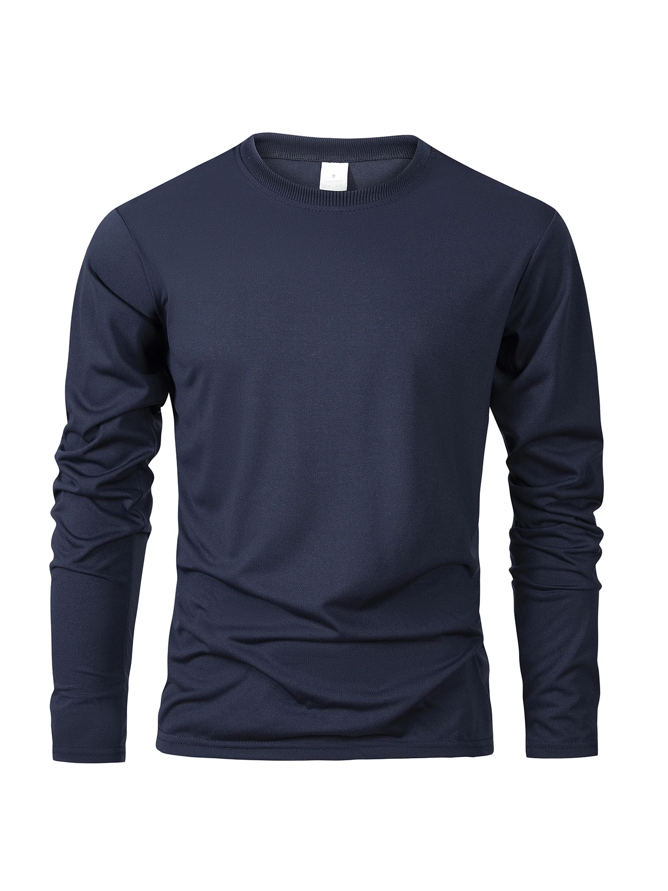 Men's Long Sleeve T Shirts Casual Round Neck Moisture Wicking Tees Male Tops Sports comfortable versatile Men's T-shirts