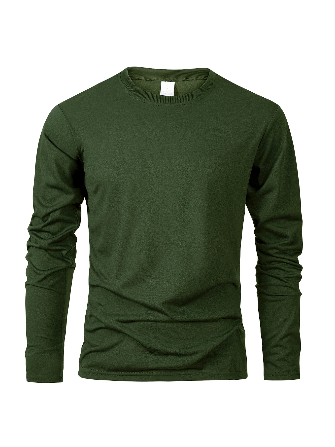 Men's Long Sleeve T Shirts Casual Round Neck Moisture Wicking Tees Male Tops Sports comfortable versatile Men's T-shirts