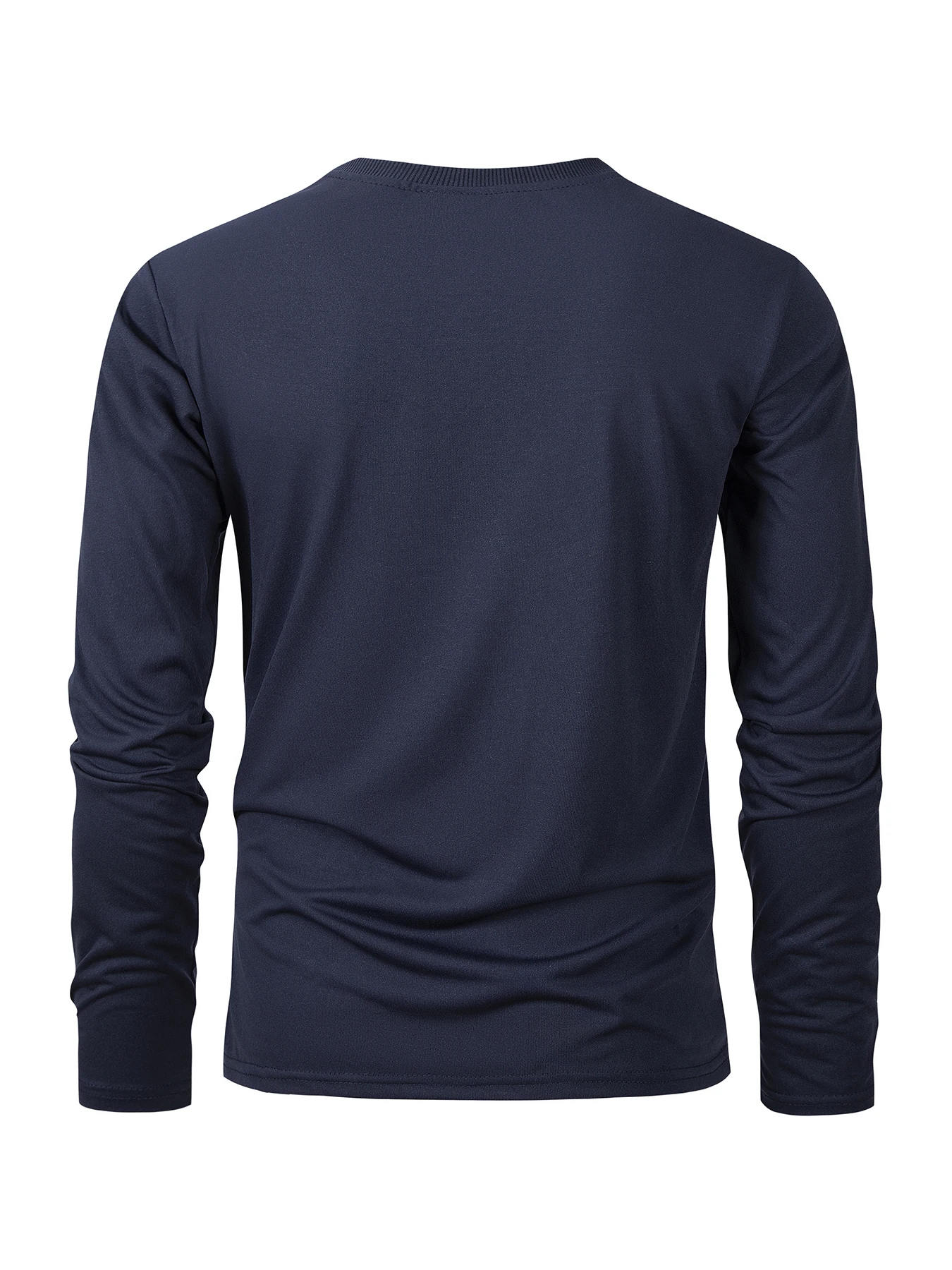 Men's Long Sleeve T Shirts Casual Round Neck Moisture Wicking Tees Male Tops Sports comfortable versatile Men's T-shirts
