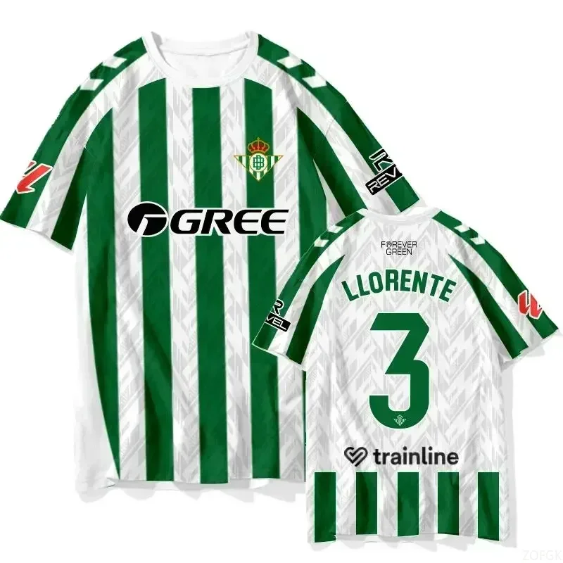 New Summer Soccer Training T Shirt Shirts Player Football Jersey Adults Kids Sportswear Quick Drying Tops Casual Tees Y2K