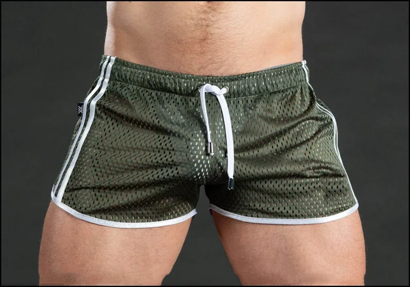 Men's Sweatpants Hole Dry Breathable Sexy Beach Outdoor Casual Three-Quarter Pants（MNDK-05）