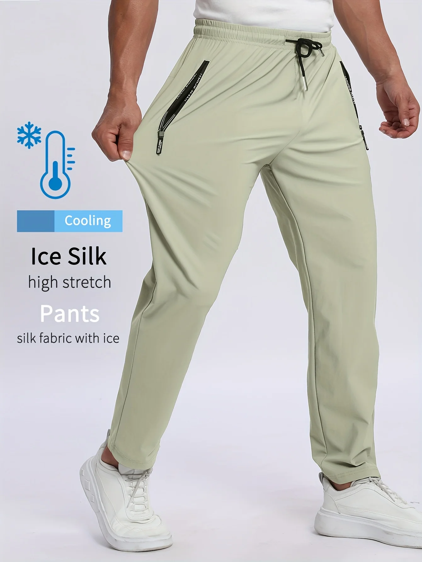 Pants Gym Man Men Gift Dry And Breathable Men's Sports Trousers Sweatpants Summer Moisture-Wicking Fishing Baggy Football New
