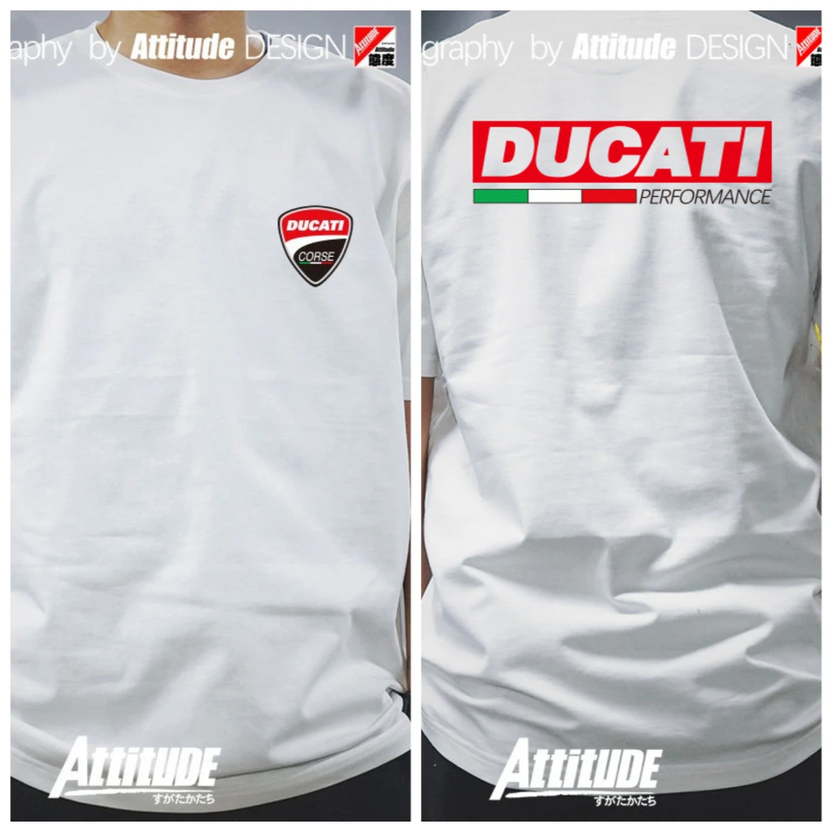 Ducati MOTO GP Team Racing Motorcycles Printed T-shirt Men and Women Cotton T-shirt Men's T-shirts 2026 Summer New Men‘s Tops