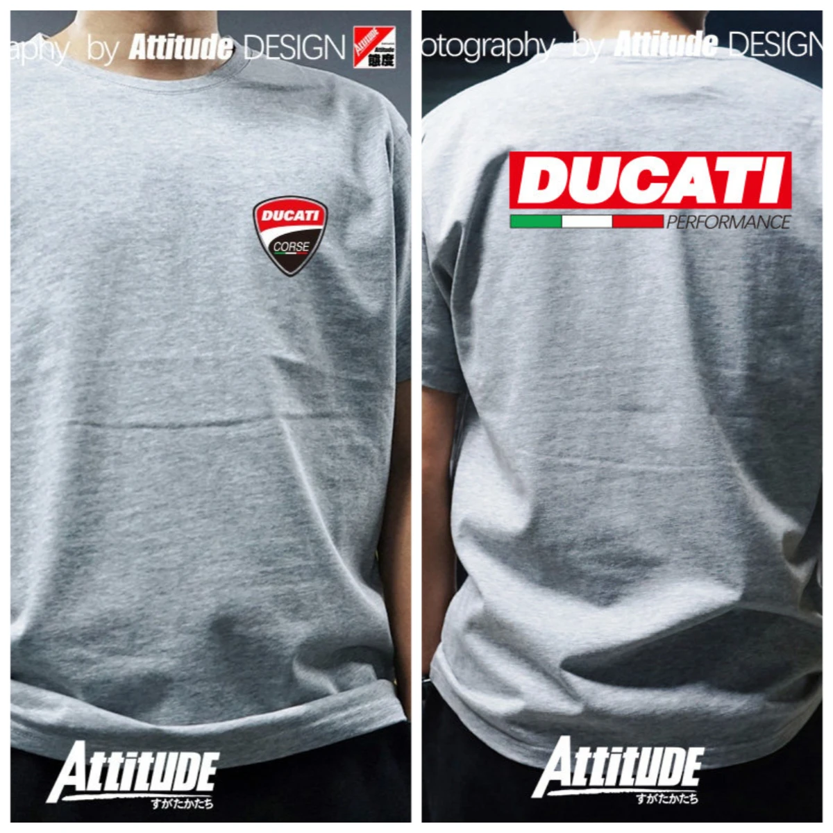 Ducati MOTO GP Team Racing Motorcycles Printed T-shirt Men and Women Cotton T-shirt Men's T-shirts 2026 Summer New Men‘s Tops