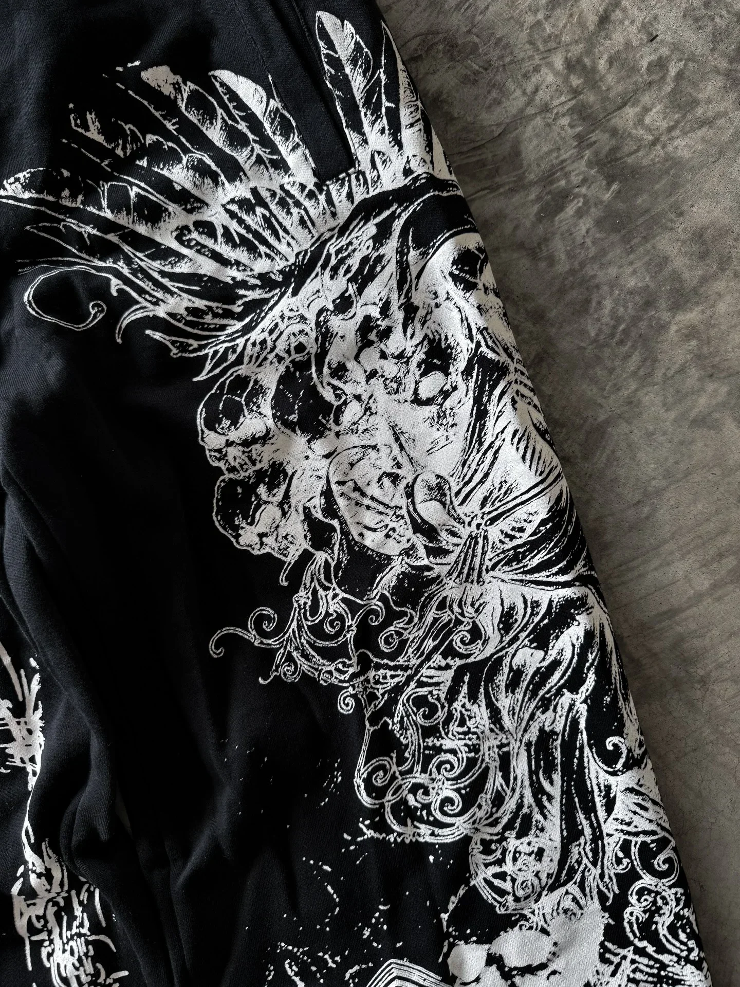 2026 Summer New Y2K Retro Casual Pants Gothic Skull Head Direct Spray Printed Floor Pants Extra Large Neutral Fashion Pants