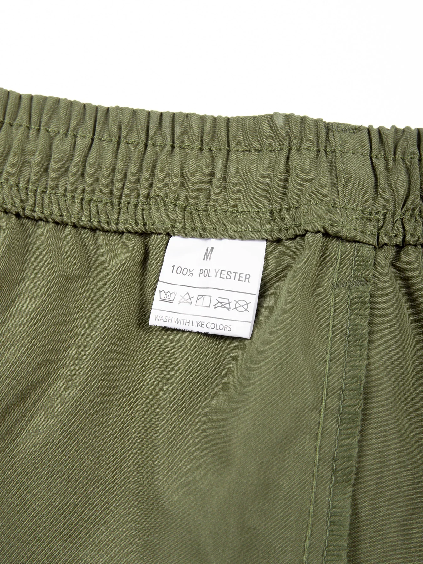 Mens Tactical Cargo Shorts Elastic Waist Outdoor Work Casual Jogging Loose Street Style Shorts