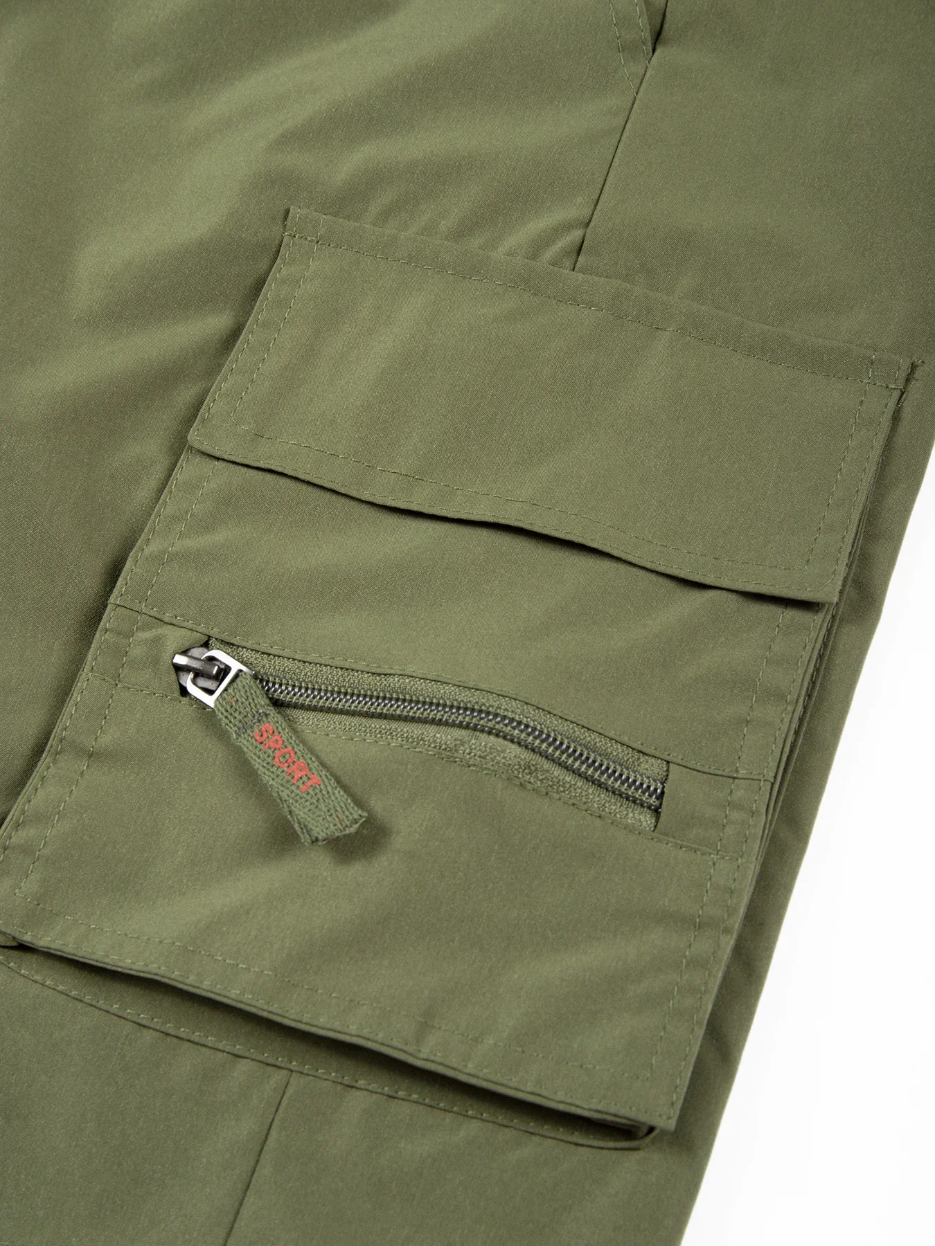 Mens Tactical Cargo Shorts Elastic Waist Outdoor Work Casual Jogging Loose Street Style Shorts