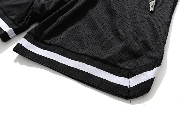 Men's Summer Sports Basketball Shorts Fitness Quick Dry Running Joggers Shorts Casual Loose Large Size Bermuda Shorts