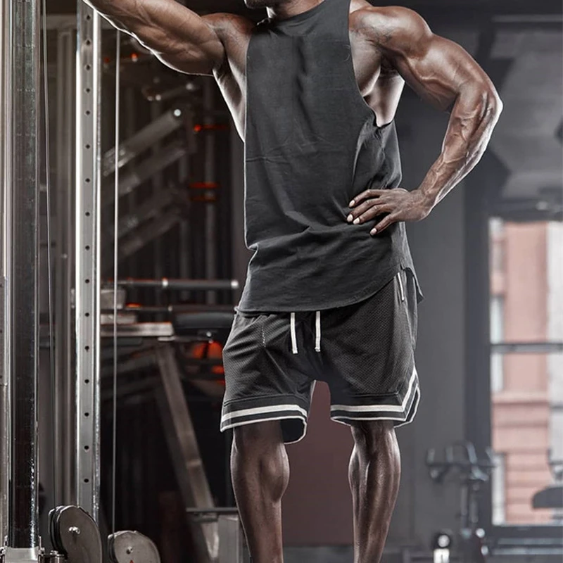 Men's Summer Sports Basketball Shorts Fitness Quick Dry Running Joggers Shorts Casual Loose Large Size Bermuda Shorts