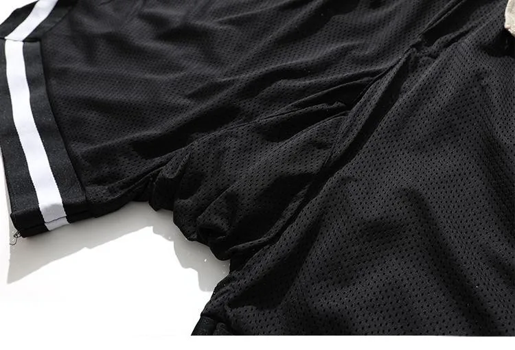 Men's Summer Sports Basketball Shorts Fitness Quick Dry Running Joggers Shorts Casual Loose Large Size Bermuda Shorts
