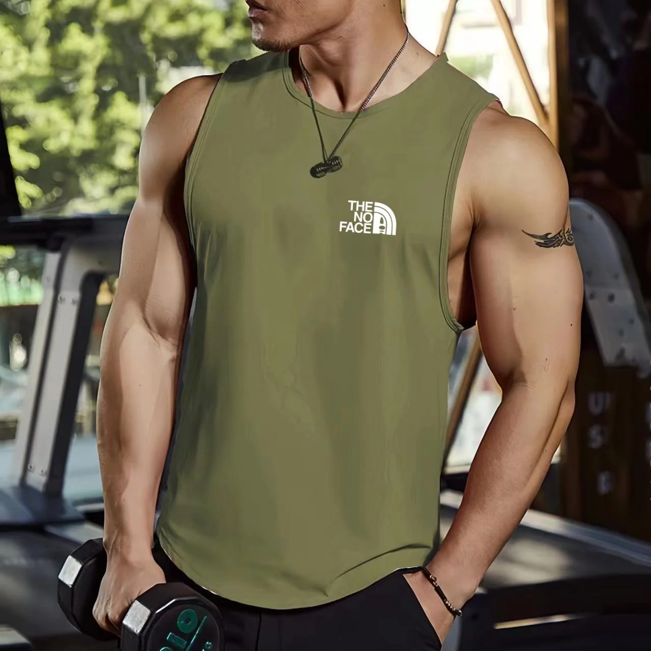 2026 new summer marathon quick drying sports vest men's sleeveless vest running training basketball loose vest men's clothing
