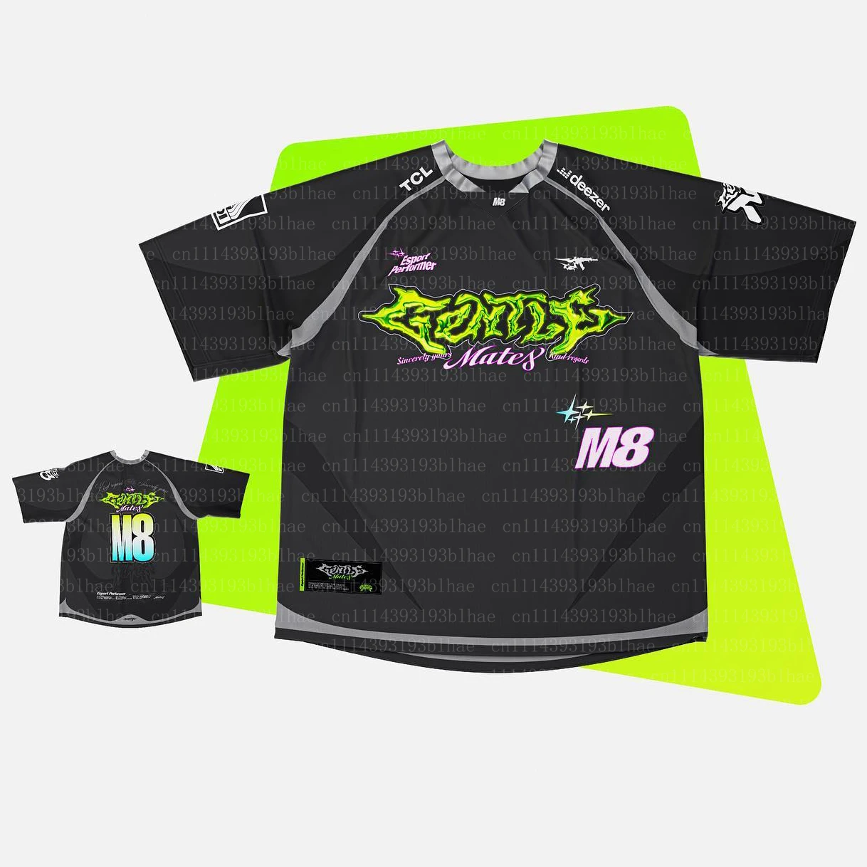 Popluar Esports Fans 2026 M8 Team Newest T-shirts Fashion 3D Print Short Sleeve Gentle Mates Men Uniform Tees Breathable Tops