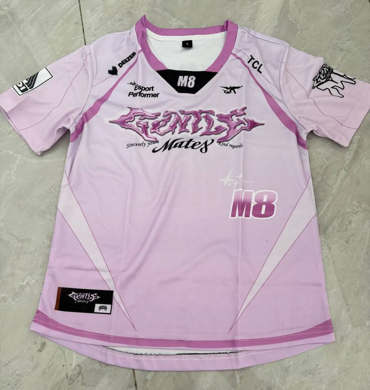 Popluar Esports Fans 2026 M8 Team Newest T-shirts Fashion 3D Print Short Sleeve Gentle Mates Men Uniform Tees Breathable Tops
