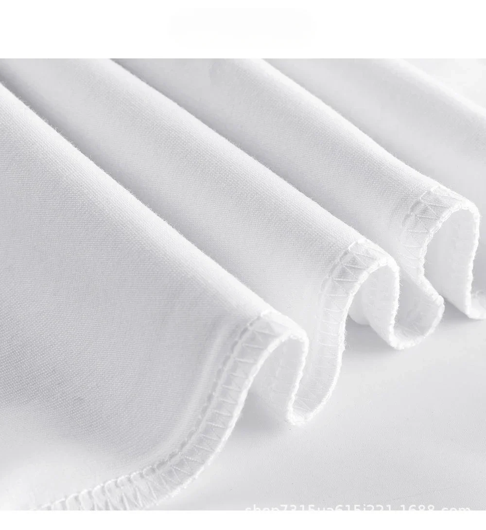 300g Cotton T Shirts Men Short Sleeved Heavyweight  Summer Round Neck Loose Breathable Shirt for Men Women Basic Tee