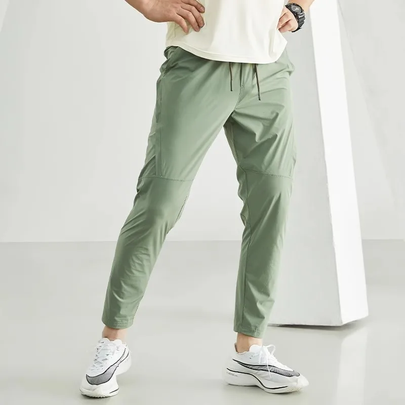 Mens Joggers Sweatpants Thin Casual Hip Hop Trousers Gyms Tracksuit Workout Track Pants Brand Jogger Fitness Pants Men