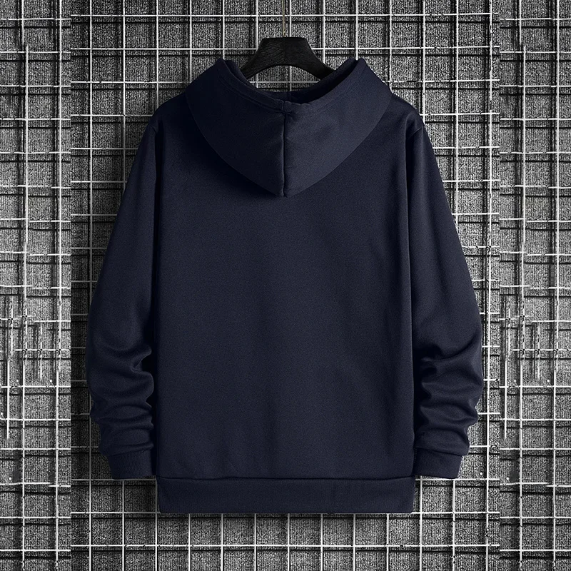 2025 Fall/winter New Arrival Men's Hoodie High Quality Solid Color Hooded Sweatshirt Male Home Outdoor Casual Fashion Pullover
