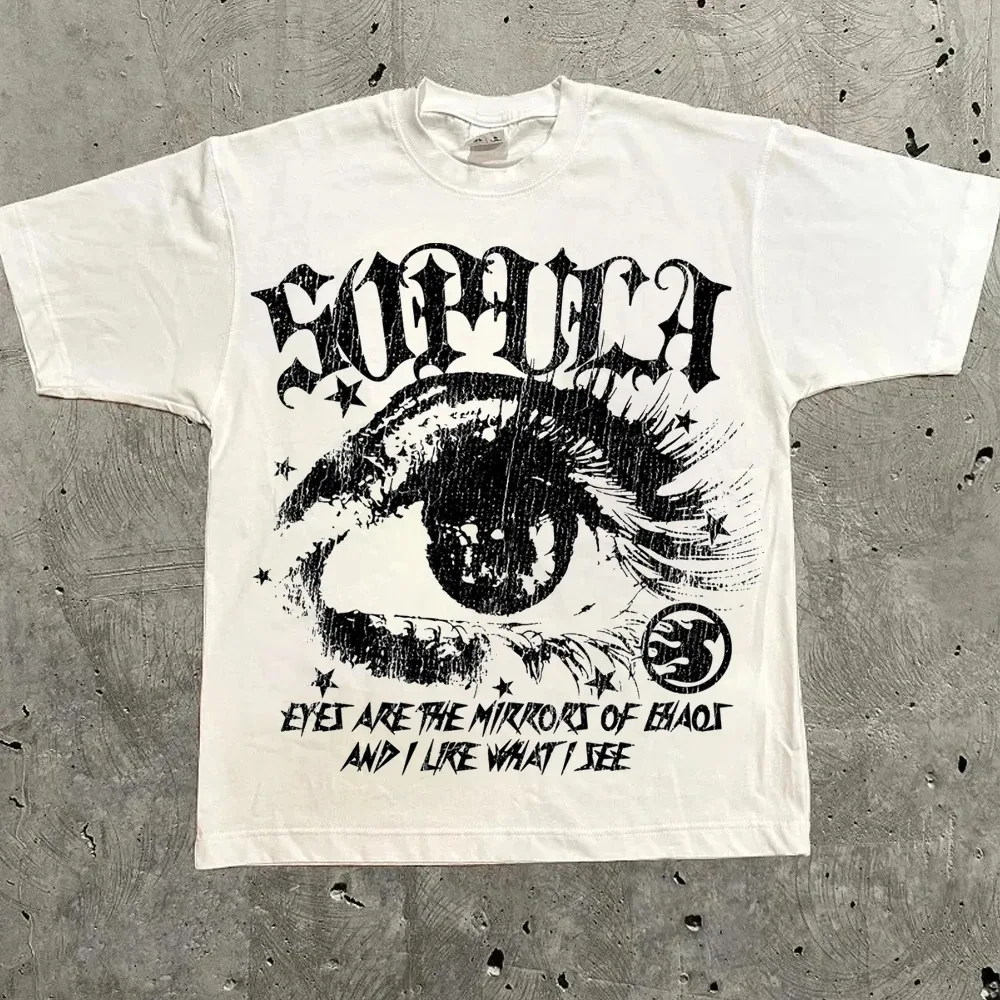 Harajuku Letter Graphic T Shirts Y2k Men Women High Street Oversized Y2k T Shirt Pro Choice Vintage Top Tee Female Male Clothing