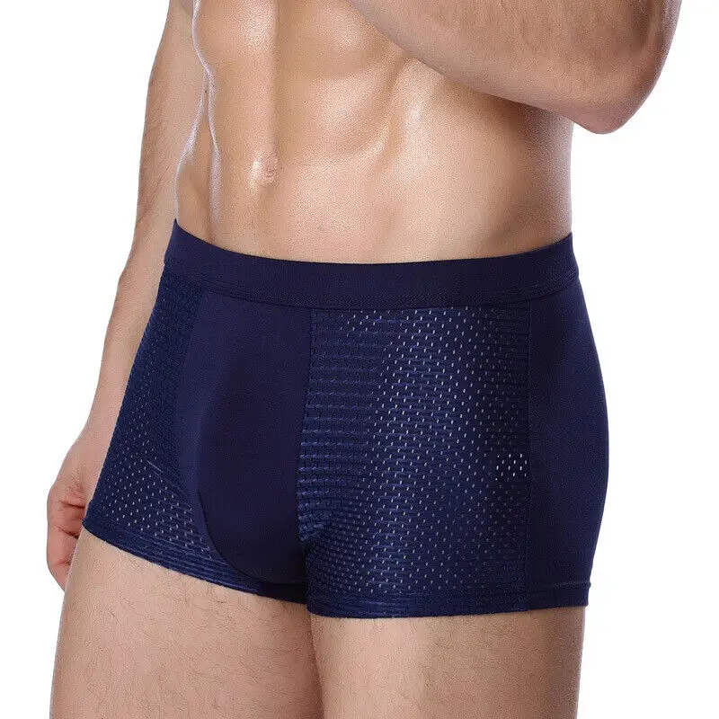 1 PCS Men Bamboo Fibre Shorts AU Boxhero Bamboo Fiber Briefs UV Protection Panty Silky Smooth