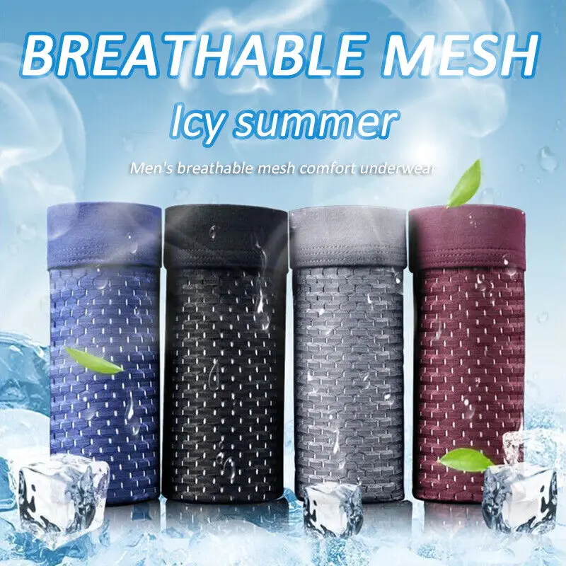1 PCS Men Bamboo Fibre Shorts AU Boxhero Bamboo Fiber Briefs UV Protection Panty Silky Smooth