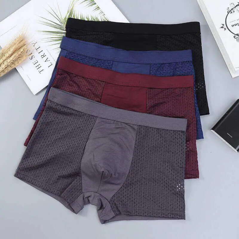 1 PCS Men Bamboo Fibre Shorts AU Boxhero Bamboo Fiber Briefs UV Protection Panty Silky Smooth