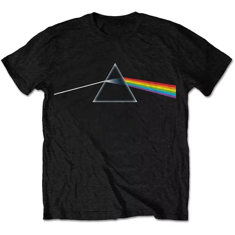 Pink Floyd Dark Side of The Moon Album Graphic Print Men's and Women's Loose Short Sleeved T-shirt Casual Luxury Clothing 2026