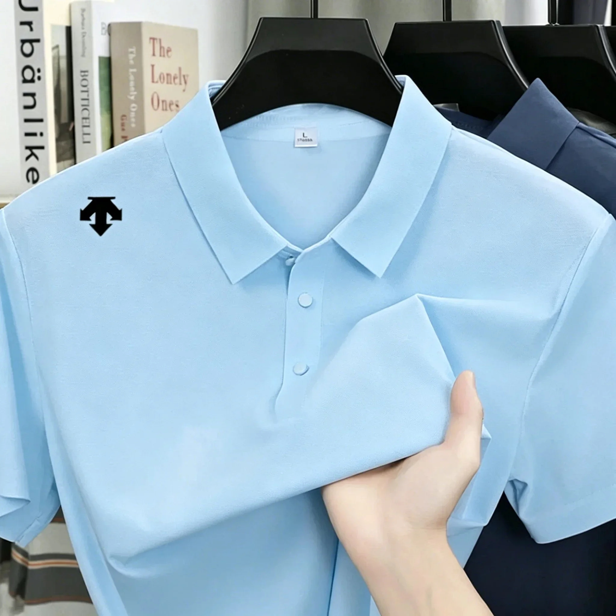 2026 new Men's embroidery Polo Shirt Fashion Sports Top Summer Comfortable Breathable Leisure High end T-shirt shirt men shirts